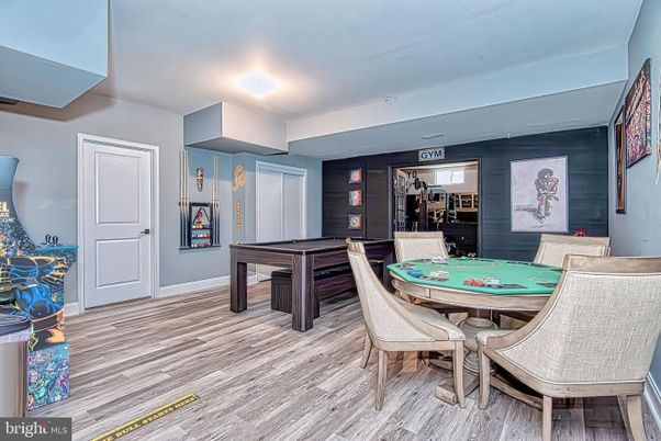 Game Room, Interior, Wood Texture Flooring