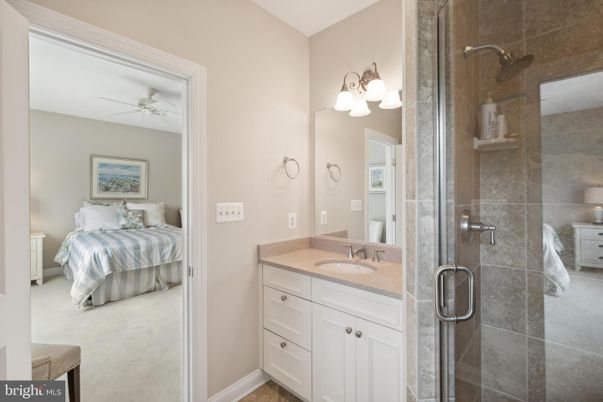 Bathroom, Bedroom, Glass Shower, Interior