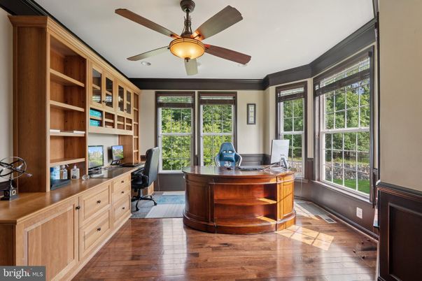 Home Office, Interior, Wood Texture Flooring