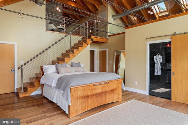 Bedroom, Interior, Wooden Beams, Wooden Ceilings, Wood Texture Flooring