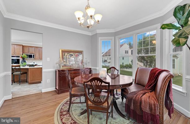 Chandelier, Dining room, Interior, Kitchen, Wood Texture Flooring