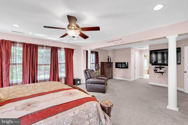 Bedroom, Interior, Recessed Lighting
