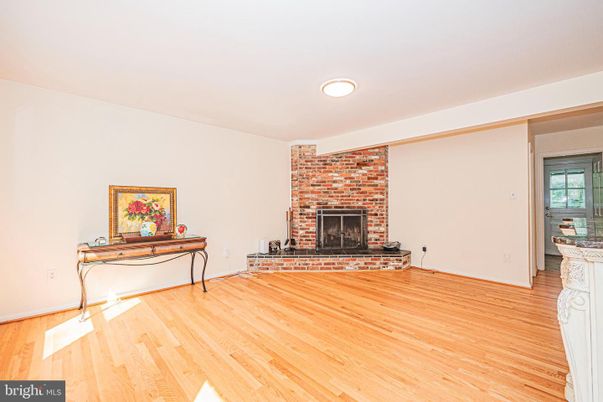 Fireplace, Interior, Recessed Lighting, Wood Texture Flooring