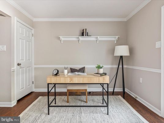Home Office, Interior, Wood Texture Flooring