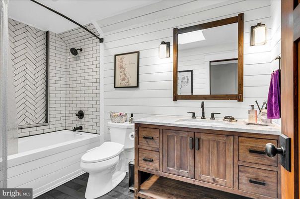 Bathroom, Interior, Wood Texture Flooring