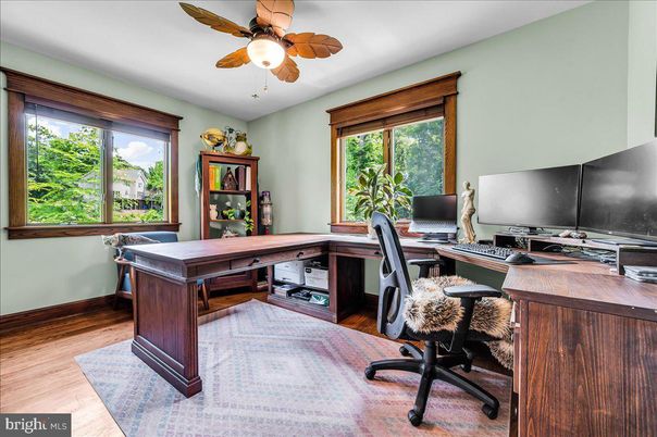 Home Office, Interior, Wood Texture Flooring