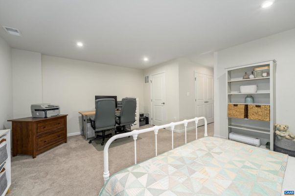 Home Office, Interior, Recessed Lighting