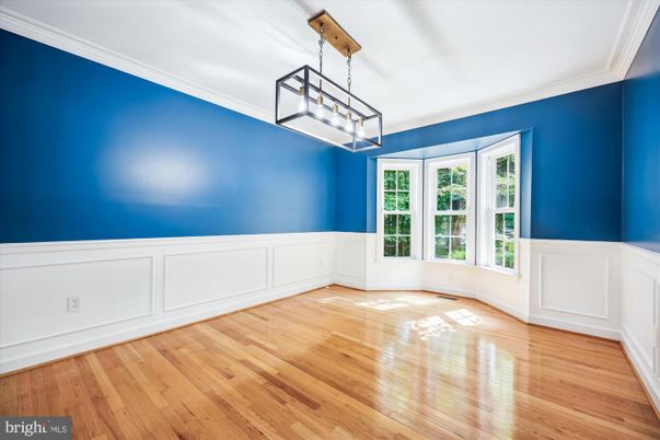 Empty room, Interior, Pendant Lights, Wood Texture Flooring