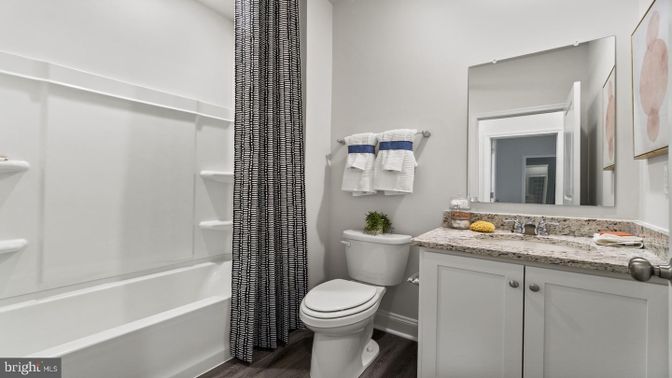 Bathroom, Interior, Wood Texture Flooring