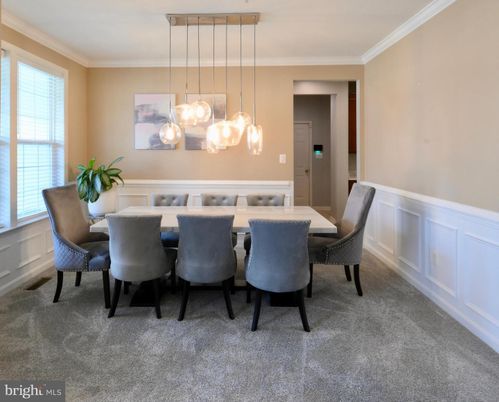 Dining room, Interior, Pendant Lights
