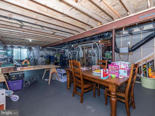 Dining room, Interior, Wooden Beams
