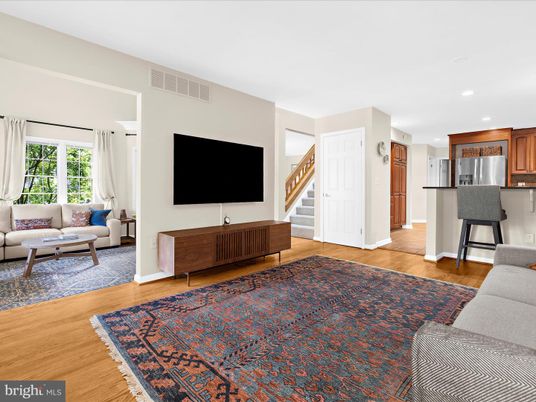 Interior, Kitchen, Living room, Recessed Lighting, Stainless Steel Appliances, Wood Texture Flooring
