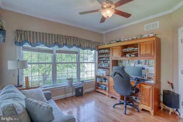 Home Office, Interior, Wood Texture Flooring