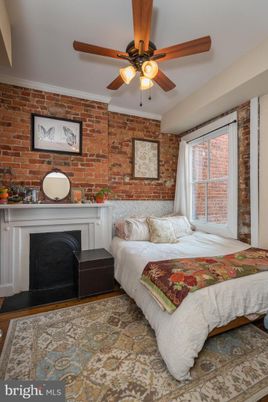 Bedroom, Fireplace, Interior, Stone Walls