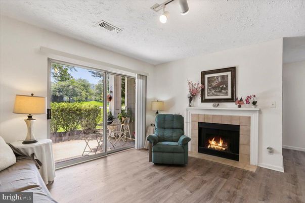 Fireplace, Interior, Wood Texture Flooring