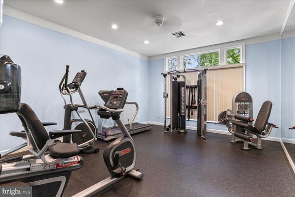 Fitness Equipment, Interior, Recessed Lighting