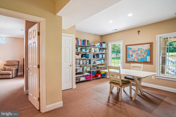 Dining room, Interior, Recessed Lighting