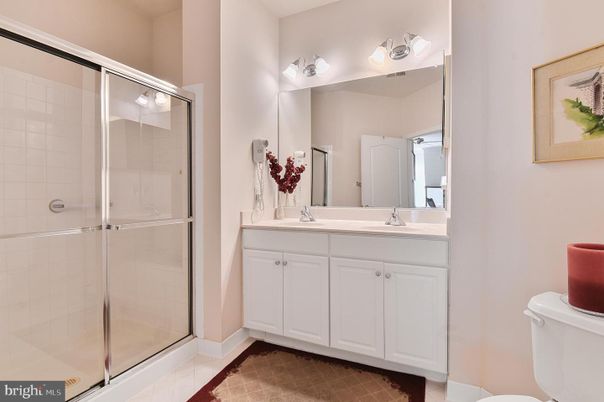 Bathroom, Dual Sink Vanities, Glass Shower, Interior