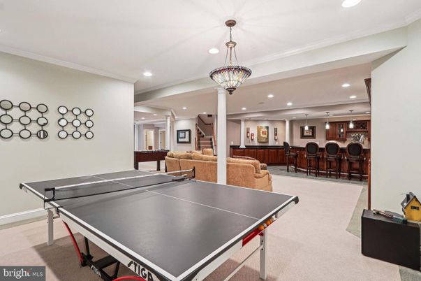 Game Room, Interior, Pendant Lights, Recessed Lighting