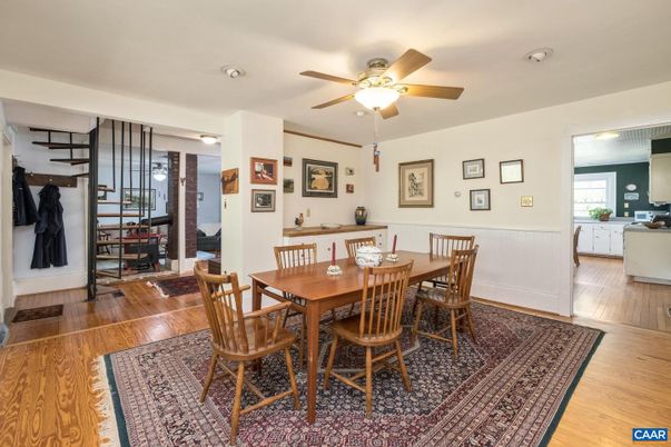 Dining room, Interior, Wood Texture Flooring