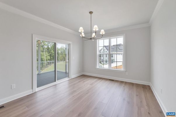 Chandelier, Empty room, Interior, Wood Texture Flooring