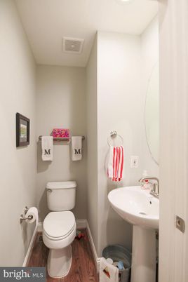 Bathroom, Interior, Wood Texture Flooring