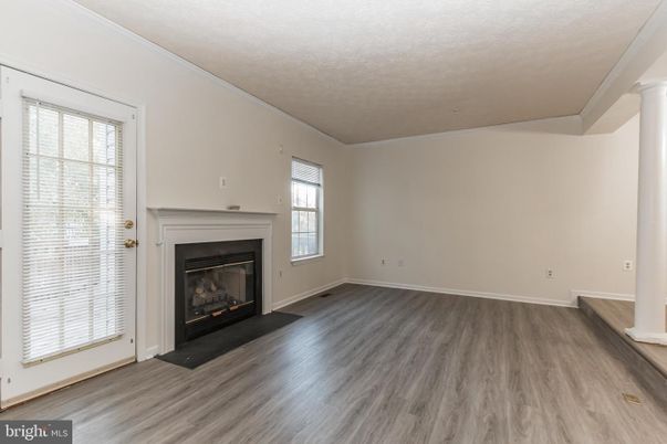 Empty room, Fireplace, Interior, Wood Texture Flooring
