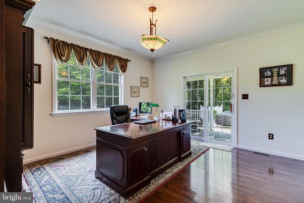 Home Office, Interior, Wood Texture Flooring