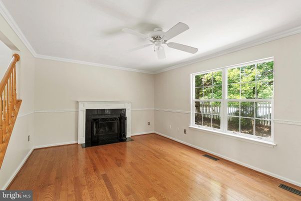 Empty room, Fireplace, Interior, Wood Texture Flooring