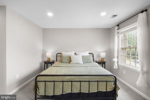 Bedroom, Interior, Recessed Lighting