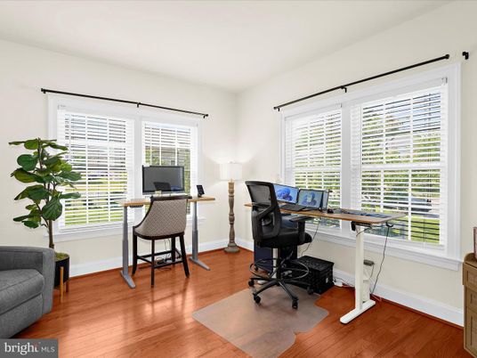 Home Office, Interior, Wood Texture Flooring