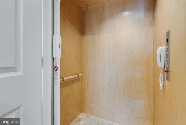 Elevator, Interior, Wooden Walls