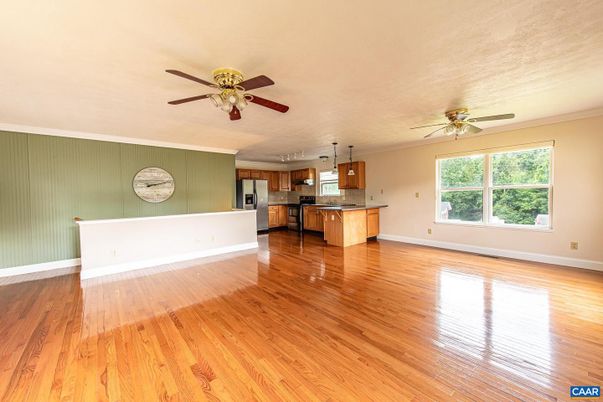 Empty room, Interior, Kitchen, Wood Texture Flooring