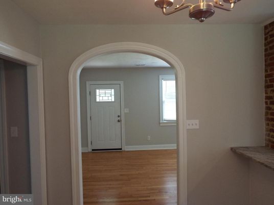 Chandelier, Interior, Stone Walls, Wood Texture Flooring