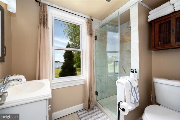 Bathroom, Glass Shower, Interior, Marble Walls, Water