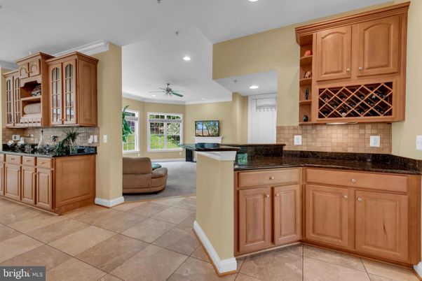 Billiard Table, Game Room, Interior, Kitchen, Recessed Lighting