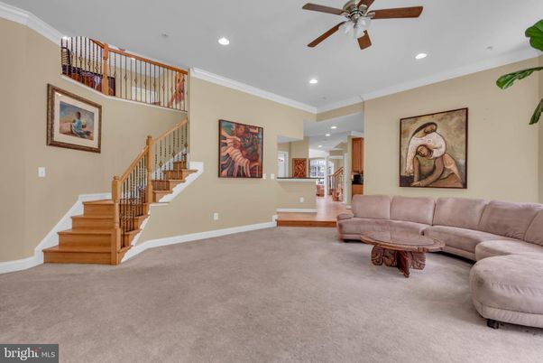 Interior, Living room, Recessed Lighting