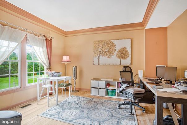 Home Office, Interior, Wood Texture Flooring