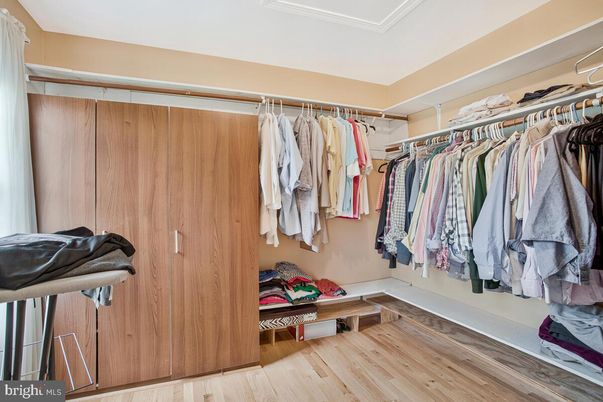 Interior, Walk-in Closets, Wood Texture Flooring