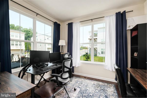 Home Office, Interior, Wood Texture Flooring