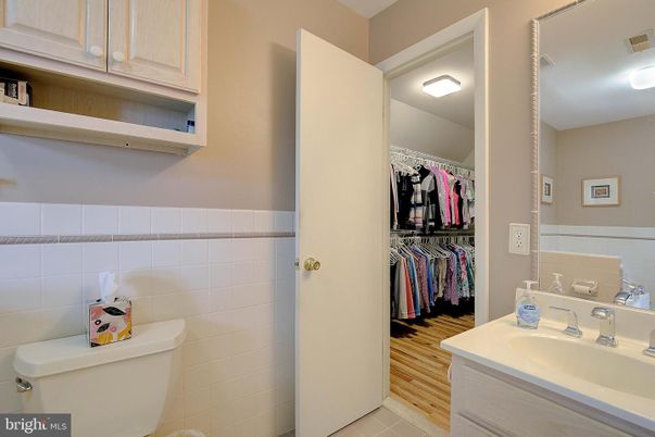 Bathroom, Interior, Walk-in Closets, Wood Texture Flooring