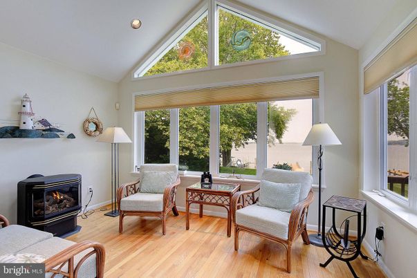 Fireplace, Interior, Recessed Lighting, Wood Texture Flooring
