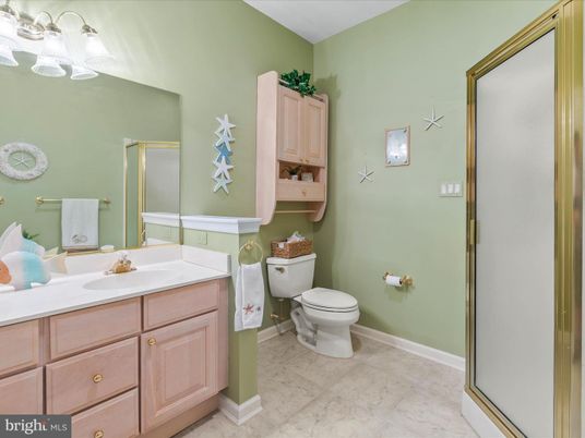 Bathroom, Glass Shower, Interior, Marble