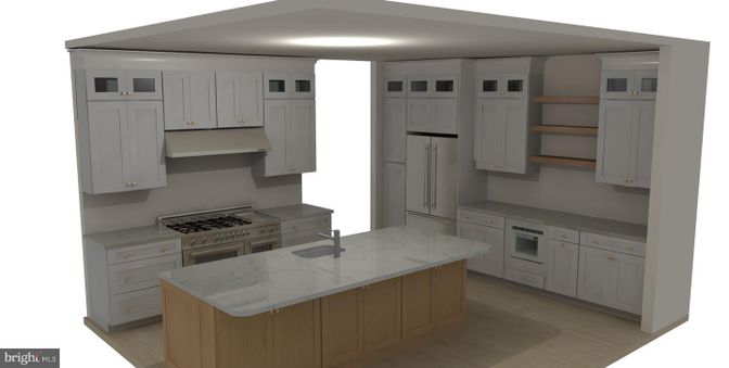 Interior, Kitchen, Wood Texture Flooring