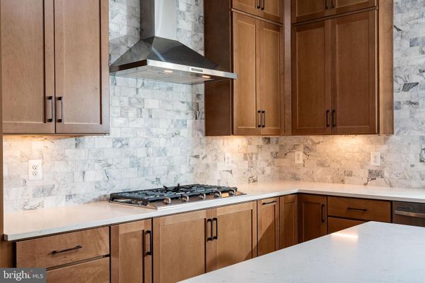Interior, Kitchen, Marble Walls, Stainless Steel Appliances