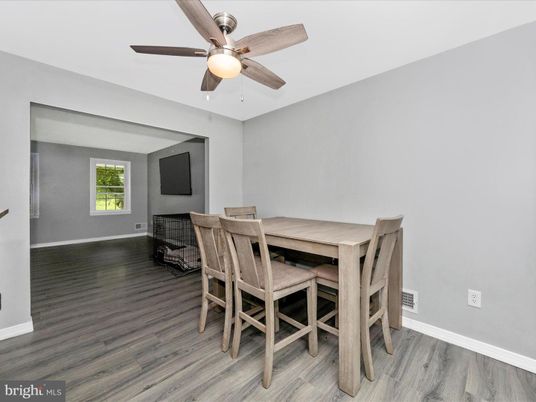 Dining room, Interior, Wood Texture Flooring