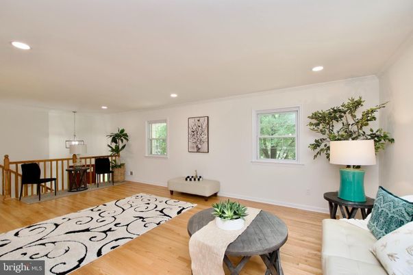 Dining room, Interior, Pendant Lights, Recessed Lighting, Wood Texture Flooring