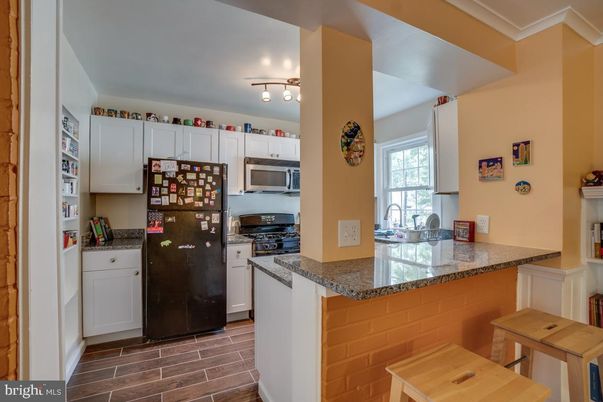 Interior, Kitchen, Wood Texture Flooring