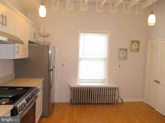 Interior, Kitchen, Pendant Lights, Wood Texture Flooring
