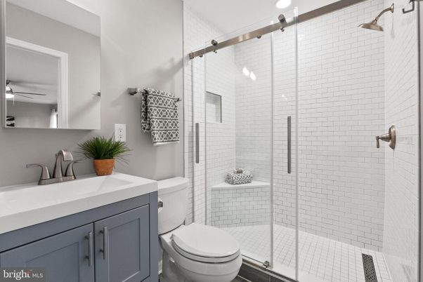 Bathroom, Glass Shower, Interior